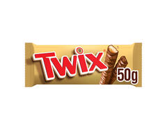 Twix biscuit si caramel invelit in ciocolata cu lapte 50g