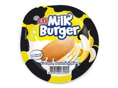 Milk Burger, Prajitura Cu Lapte, Banana si Miere, Fara Conservanti, 35G