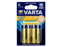 Baterii Varta Longlife, alcaline, C, 2 buc