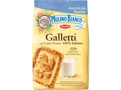 Biscuiti Galletti cu lapte Mulino Bianco, 350g