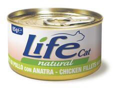 Conserva Life Pisici Adulte Pui Si Rata 85 G