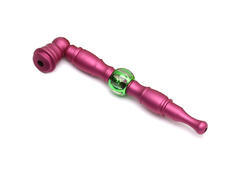 Metal smoke pipe PEARL red