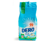 Detergent de rufe pudra Dero 2in1 Iris Alb, 100 spalari, 7.5 kg