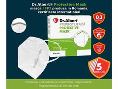 Dr Albert Protective Mask Ffp2 Masca De Protectie Respiratorie Impotriva Particulelor, Fara Valva Mpr 1504 10 Bucati