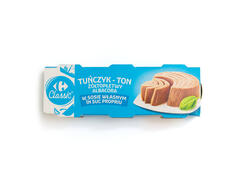 Ton Albacora in suc propriu Carrefour Classic 3X80g