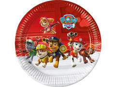 Set 8 farfurii Procos Paw Patrol, 23 cm, Multicolor