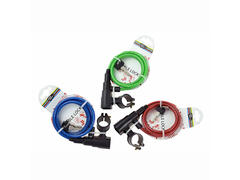 Cablu antifurt cu cheie, 90 cm, diverse culori