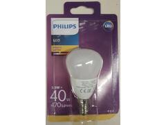 Led lustra mat P45, 40W, E14 Philips