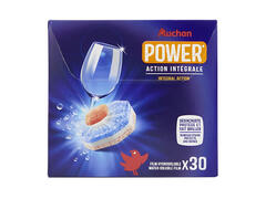 Tablete pentru masina de spalat vase Auchan Power, 30 bucati