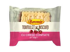 Tortulet Boromir De Biscuiti Cu Cirese Confiate 50 G