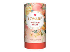 Amestec de ceai negru, plante si fructe Lovare Passion Fruit, 80 g