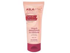 Aslavital Mineralactiv Masca Detoxifianta Cu Carbune, 100Ml