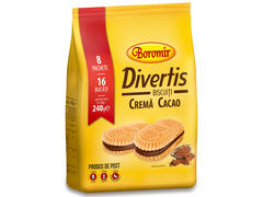 BOROMIR BISCUITI DIVERTIS 240GR CACAO