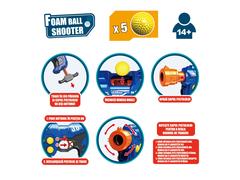 Pistol cu 5 bile din burete Blaze Storm, Zapp Toys
