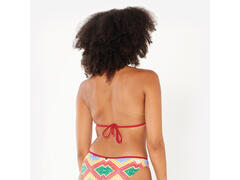 Bustieră de baie tip triunghi Mae sangria Roșu Damă - 36