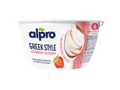 Alpro produs fermentat in stil grecesc din soia cu capsuni 150 g