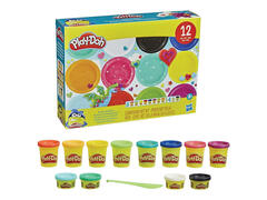 Set x 12 borcane cu plastilina, Play-Doh