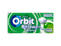 Orbit Spearmint guma de mestecat fara zahar cu arome de menta si mentol 7 buc 15,6 g