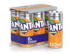 Fanta Zero Bautura carbo portocale doza 6x0.33l