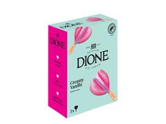 Inghetata De Vanilie Si Glazura Marmorata 3X80 Ml Dione