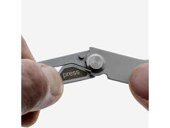 Set 2 tacâmuri pliabile 900, furculiță + lingură, din oțel inoxidabil camping