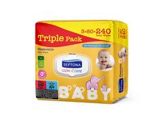 Servetele Bebelusi Musetel Triplupack 3X80 Buc Septona