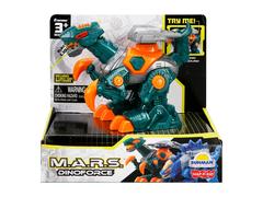 Dinozaur cu lumini si sunete, Happy Kid, M.A.R.S. 14 cm, Verde