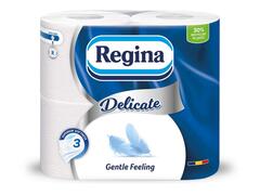 Regina Delicate Gentle hartie igienica 4 role 3 straturi