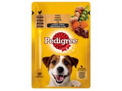 Pedigree hrana umeda pentru caini adulti cu pui si legume in sos 100 g