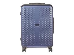 Troler Air cu 4 roti duble, ABS, 64x43.5x25 cm, Bleumarin