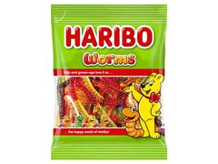 Haribo Worms Bomboane gumate cu aroma de fructe 200g