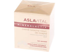 Aslavital Mineralactiv crema netezire riduri de noapte 50 ml