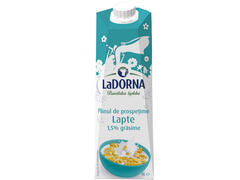 Lapte de consum semidegresat LaDorna, 1.5% grasime, 1 l