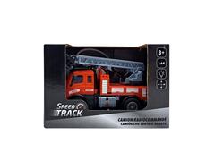Masina de pompieri cu telecomanda Speed Track, 1:64, Multicolor