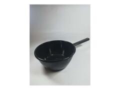 Cratita email+coada  1.5l/18cm, negru