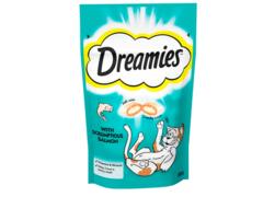 Recompense pentru pisici Dreamies Snack Somon 60g