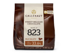 Barry Callebaut ciocolata cu lapte, dropsuri, cacao 33,6%, 0.4kg/buc