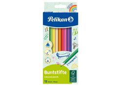 Set 12 creioane colorate triunghiulare, Herlitz