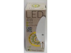 Bec LED EVO LUM C37 Total Green, 4W, soclu E14, 3000 K
