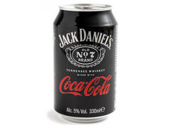 Coca-Cola Whisky Jack Daniels & Coca-Cola, doza, 5%, 0.33l