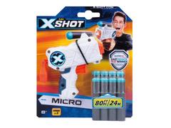 Mini blaster XShot cu 8 proiectile Zuru, Multicolor