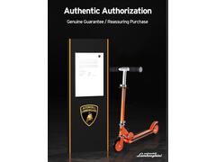 Trotineta cu 2 roti pentru adulti, Mesuca, Lamborghini, cadru aluminiu, Negru