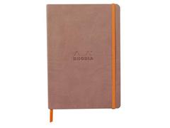 Agenda A5, 80 file, dictando, softcover, Rhodiorama, rosewood