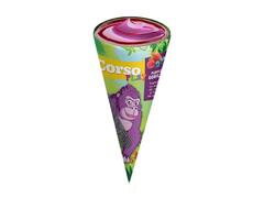 Corso Play Gorilla Inghetata cu aroma de vanilie si fructe de padure cornet 260ml