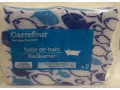 Bureti abrazivi pentru baie  Carrefour 2 buc.