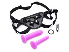 Strap-on U Strap Double G Deluxe Vibrating Kit