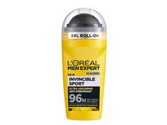 Antiperspirant Roll-On Fara Alcool L'Oréal Paris Men Expert Invincible Sport Pentru Barbati, Protectie Pana La 96 De Ore, Potrivit Pentru Activitati Intense, 50 Ml