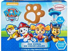 Inghetata ciocolata si vanilie 6x60ML Paw Patrol