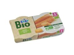 Carrefour My Baby Bio Piure cu morcov pentru bebelusi 2x120g