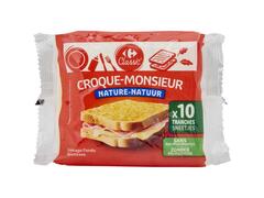 Branza topita felii x 10 200 g Carrefour